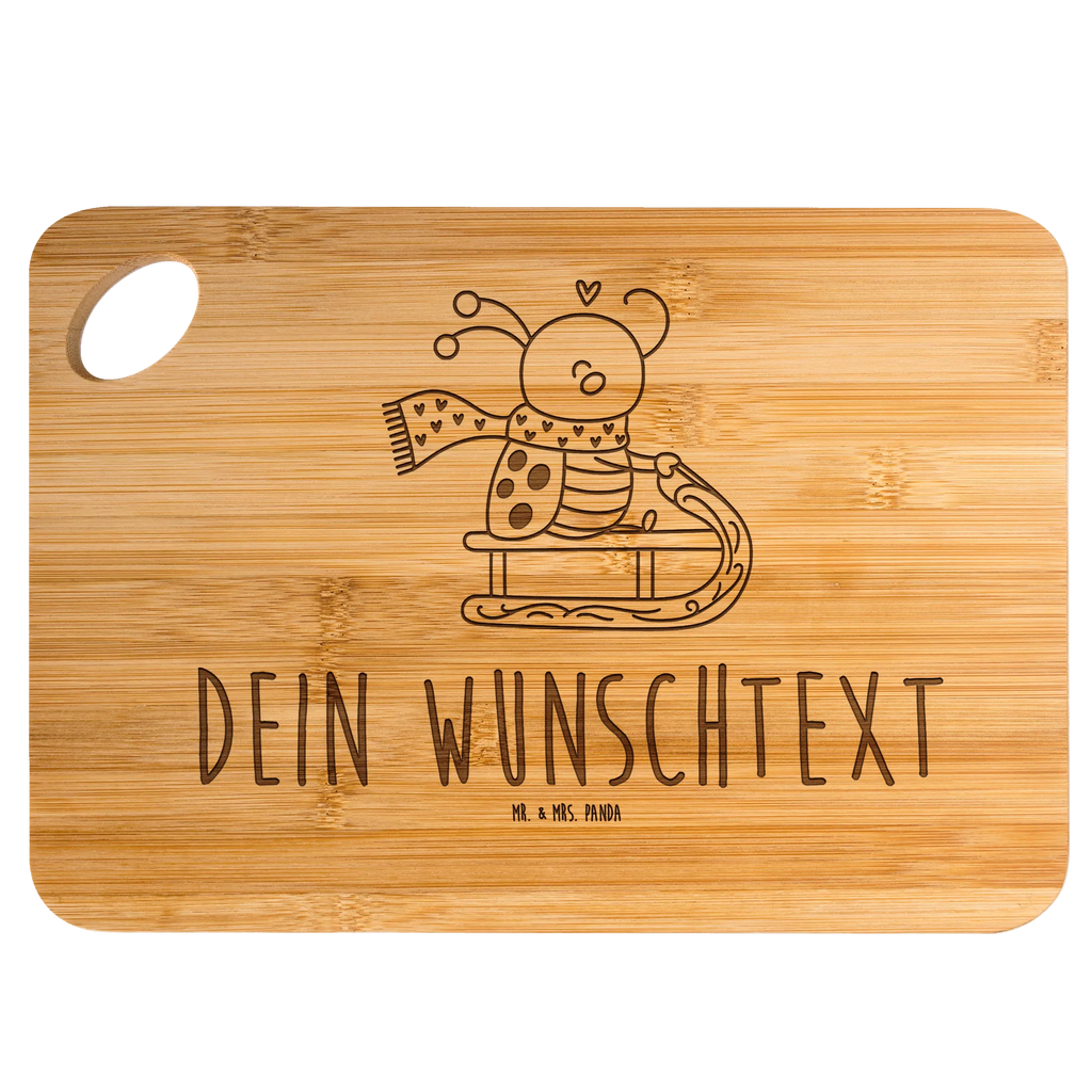 Personalized Cutting Board Smörle sledding Winter, Christmas, Christmas time, snow