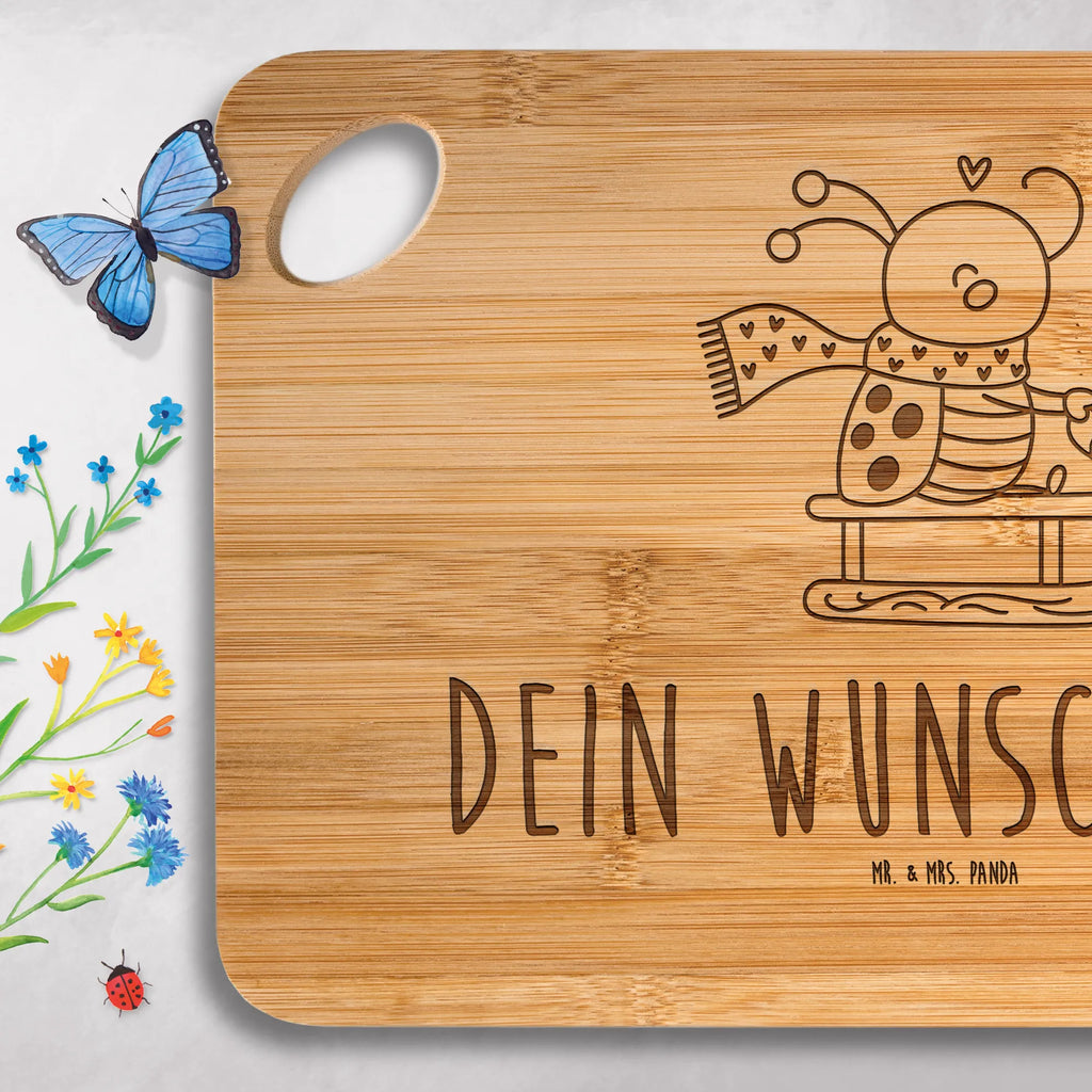 Personalized Cutting Board Smörle sledding Winter, Christmas, Christmas time, snow