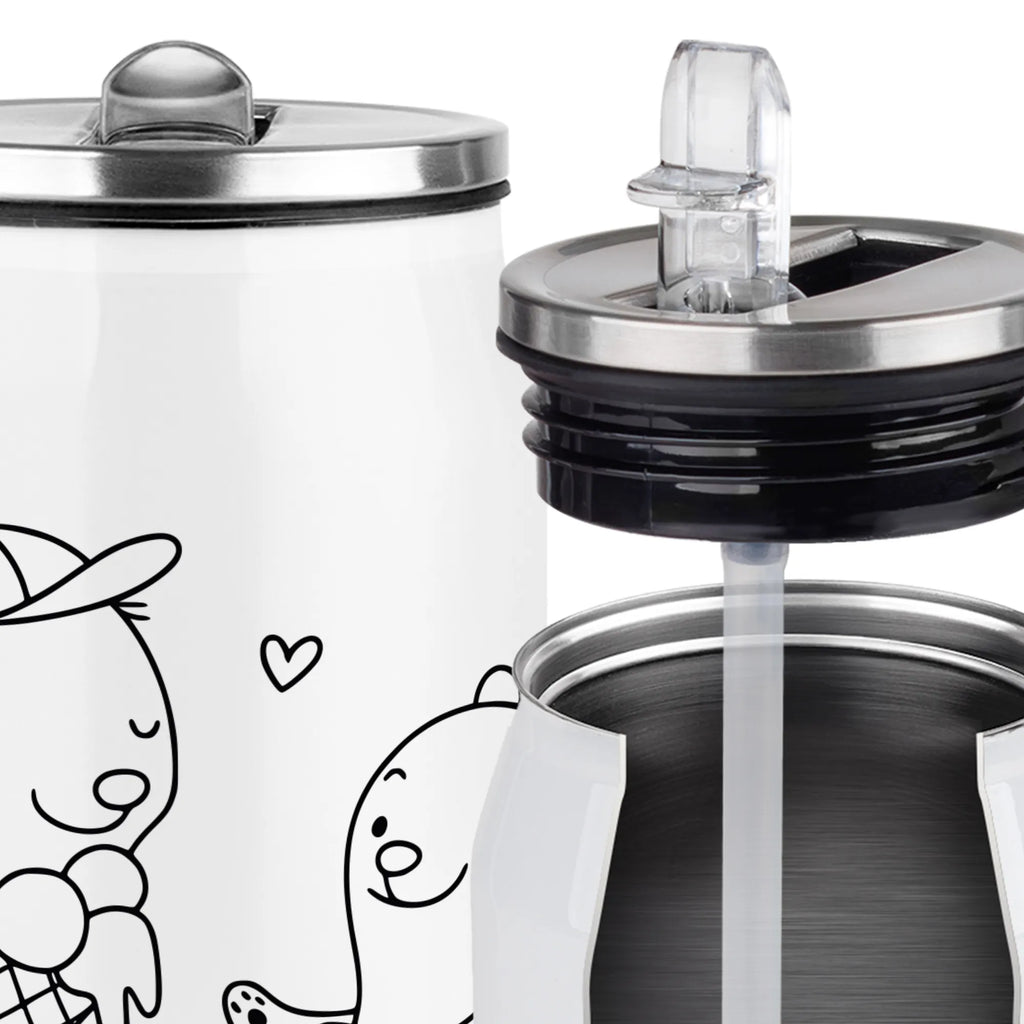 Personalizowane puszki napojowe i butelka do picia niedźwiedzie tata Prezent na Dzień Ojca, prezenty dla taty, urodziny ojca