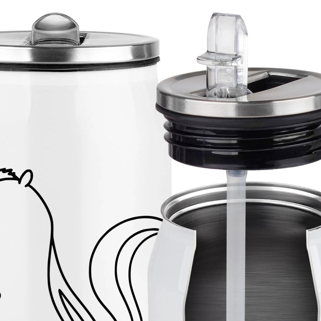 Personalized Beverage Cans Drinking Bottle skunk flower Skunk, skunk, daydreamer, dreams, stink, stinker, predator, dreamy, wild animal