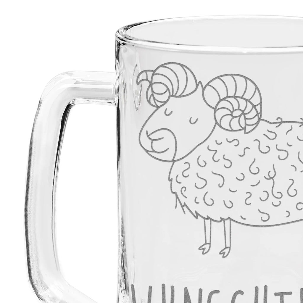 Personalized Engraved Beer Mug Star sign Aries constellations, birthdays, astrology, zodiac, date of birth, month of birth, April gift, Aries gift, April birthday, Aries star sign, March birthday, ram, March gift