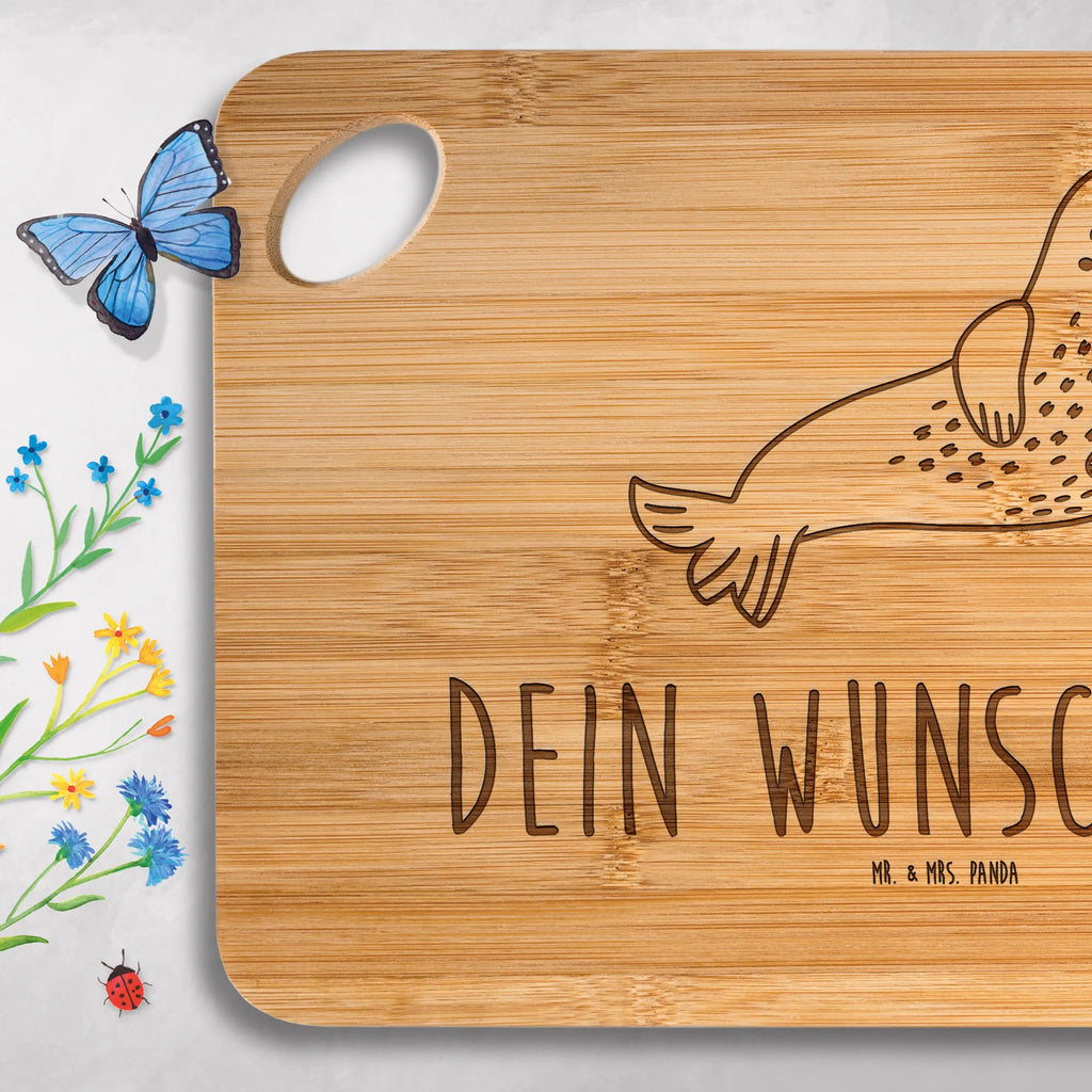 Spersonalizowana deska do krojenia foka śmiech Motywy zwierzęce, dobra energia, zabawne powiedzonka, zwierzęta