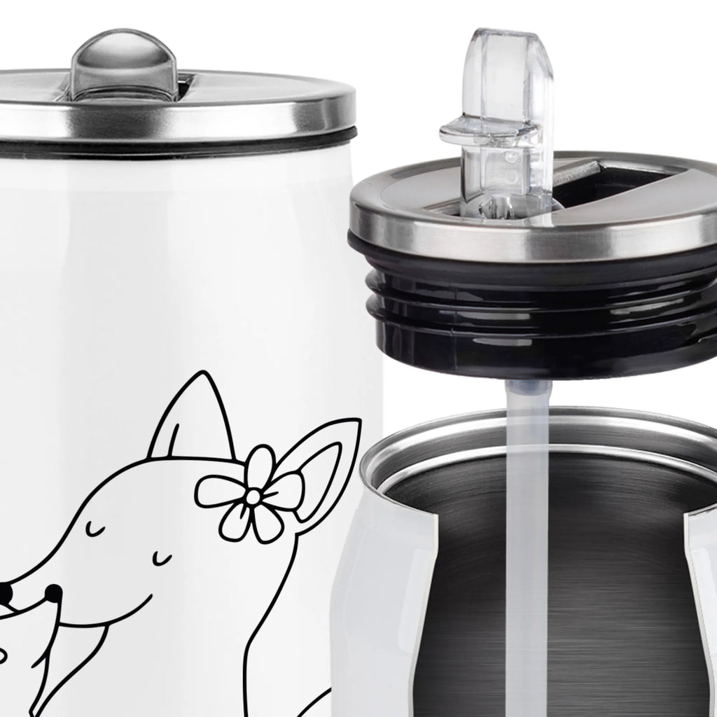 Personalizowane puszki napojowe i butelka do picia Lis Mama Rodzina, Dzień Ojca, Dzień Matki, brat, siostra, mama, tata, babcia, dziadek