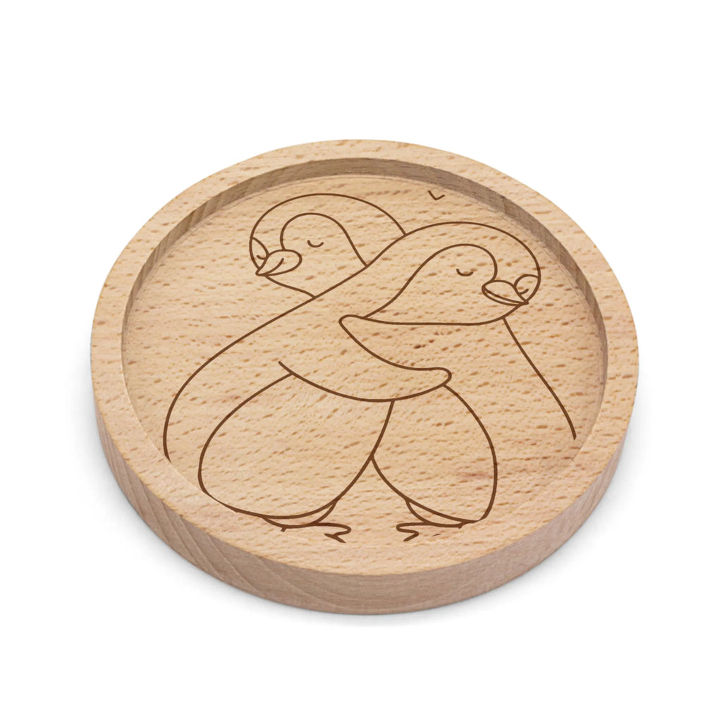 Wooden Coaster penguins Cuddle Love, Loving, Two, Together, Marriage, Engagement, Proposal of marriage, Love gift, gift for her, gift for him, anniversary gift, Valentine&#39;s Day Gift for Women Love Gift Anniversary Wedding Anniversary Party Favor Gift for Girlfriend Gift for Partner Boyfriend Gift Token of Love for Men for Husband