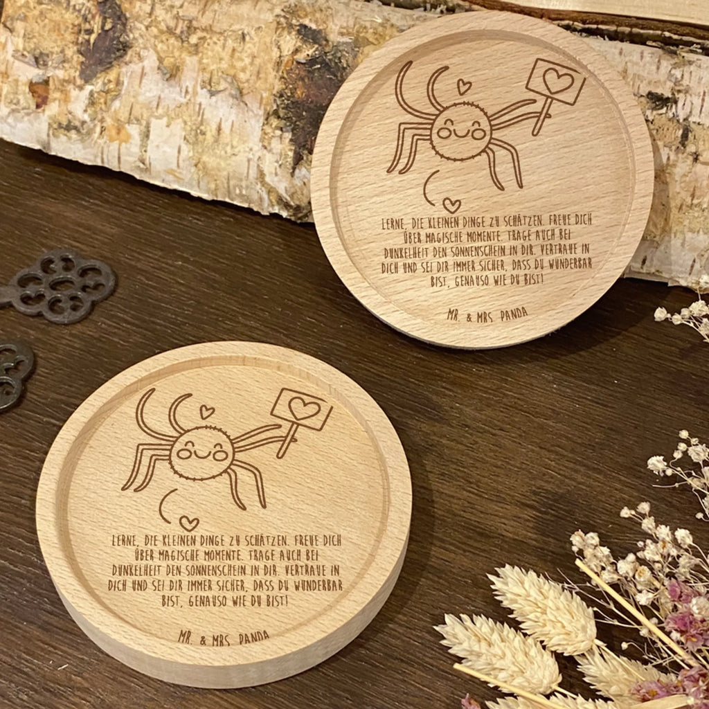 Holz Untersetzer Spinne Agathe Motivation Untersetzer graviert, Holz Untersetzer, Gravierte Untersetzer, Untersetzer, Spinne Agathe, Spinne, Agathe, Videos, Merchandise, Dankeschön, Glück, Liebe, Vertrauen, Motivation