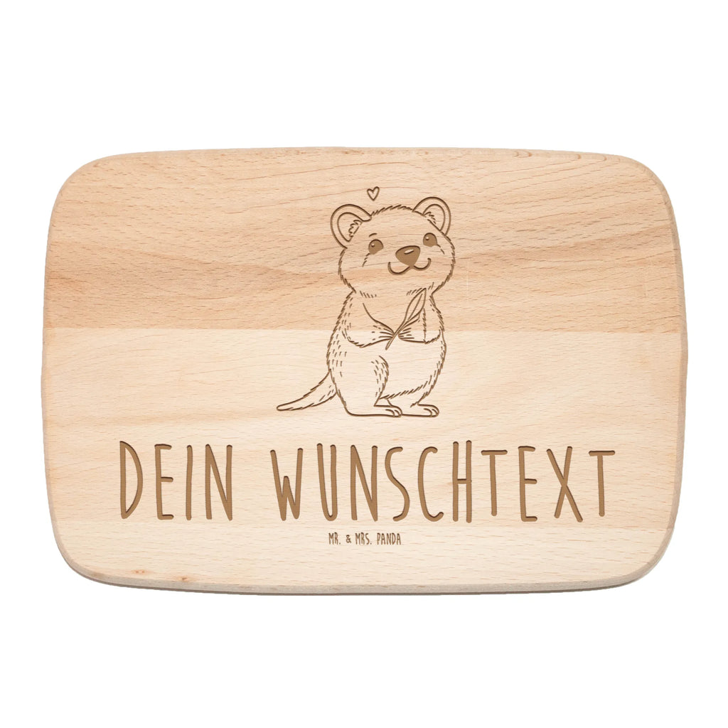 Personalised serving board Quokka Happy small animals, cute, funny, cute animal motives, hand drawn, small world, funny sayings, good mood, happy, gifts, gift ideas, special gifts, animal lover, card