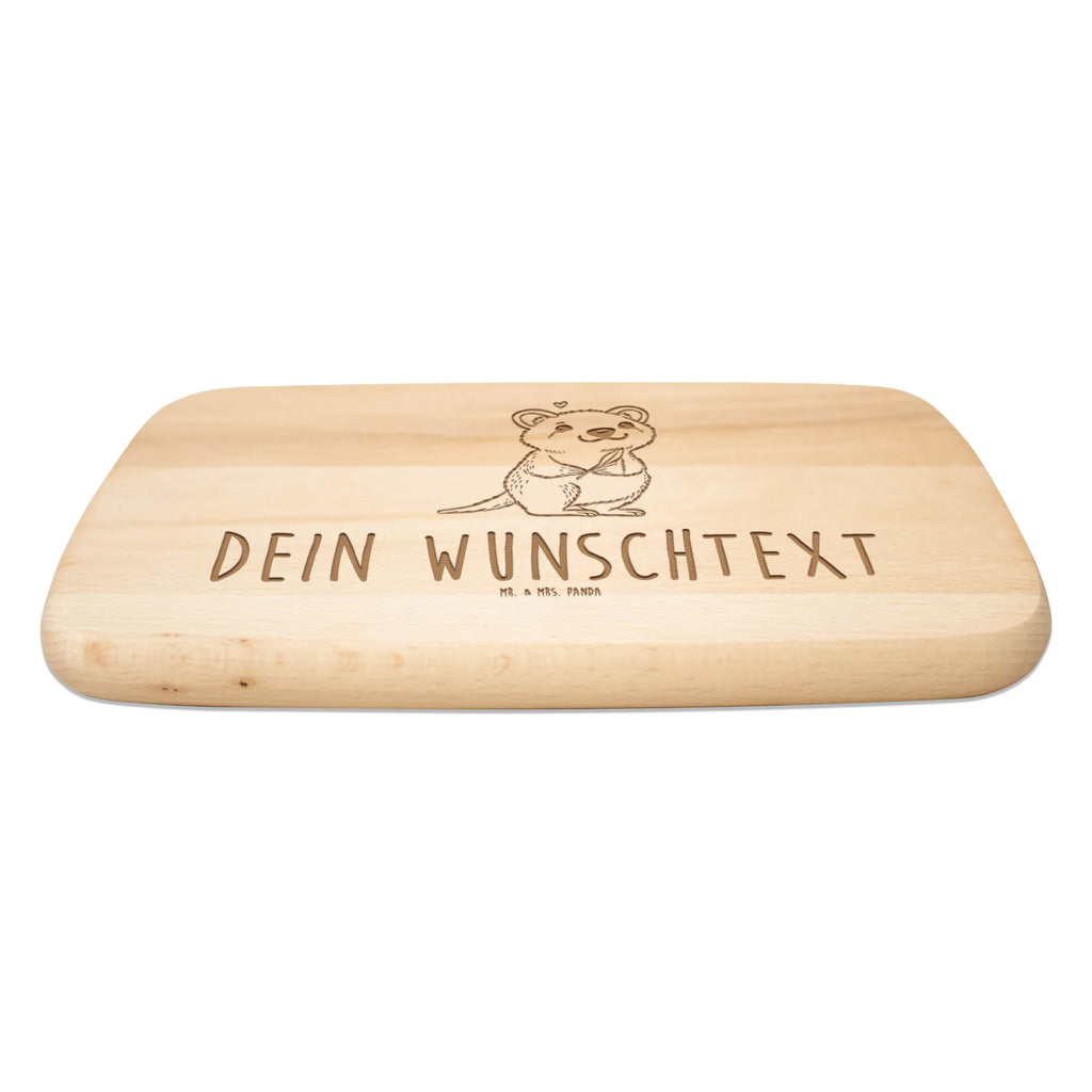 Personalised serving board Quokka Happy small animals, cute, funny, cute animal motives, hand drawn, small world, funny sayings, good mood, happy, gifts, gift ideas, special gifts, animal lover, card