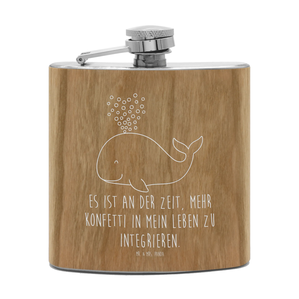 Hipflask whale confetti gift ideas, vacation, Seafood, aquatic animals, ocean, shells, corals, reef, whale, narwhal, sea urchin, lobster, platypus, manatee, crocodile, shrimp, gifts for seafood lovers, water world, underwater animals, underwater world, deep sea, seafood fans, seafood decoration, seafood posters, new start, birthday, diet, period of life, losing weight, Whale, separation, whales, new beginning, confetti