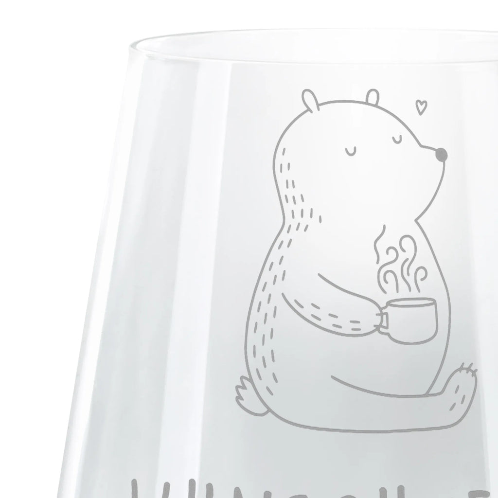 Spersonalizowany grawerowany świecznik Niedźwiedź Poranna kawa Miłość, partner, przyjaciel, przyjaciółka, mąż, żona, wesele, zaręczyny, prośba o rękę, prezent miłosny, rocznica, dzień ślubu