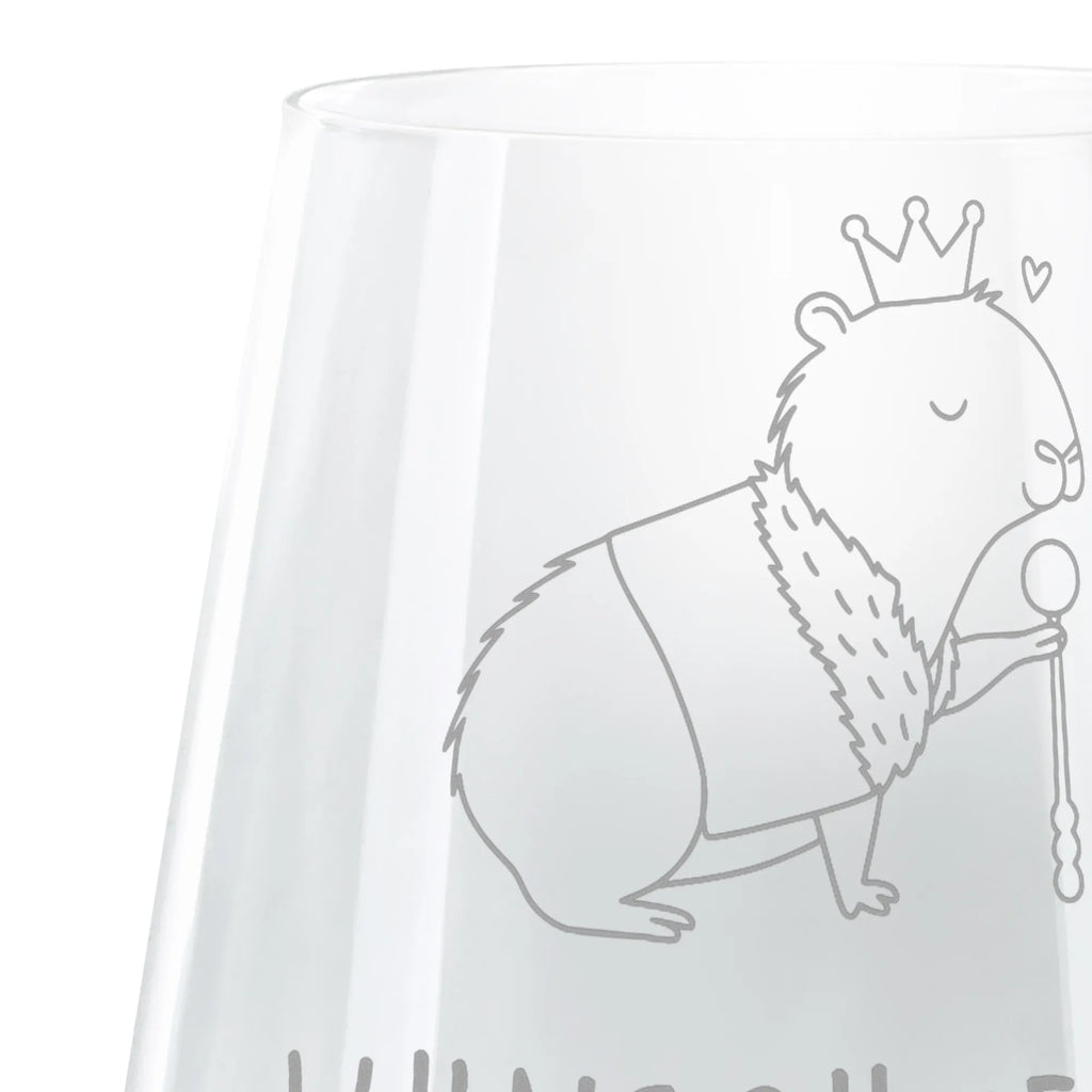 Personalized Engraved Lantern Capybara King small animals, cute, funny, cute animal motives, hand drawn, small world, funny sayings, good mood, happy, gifts, gift ideas, special gifts, animal lover, card