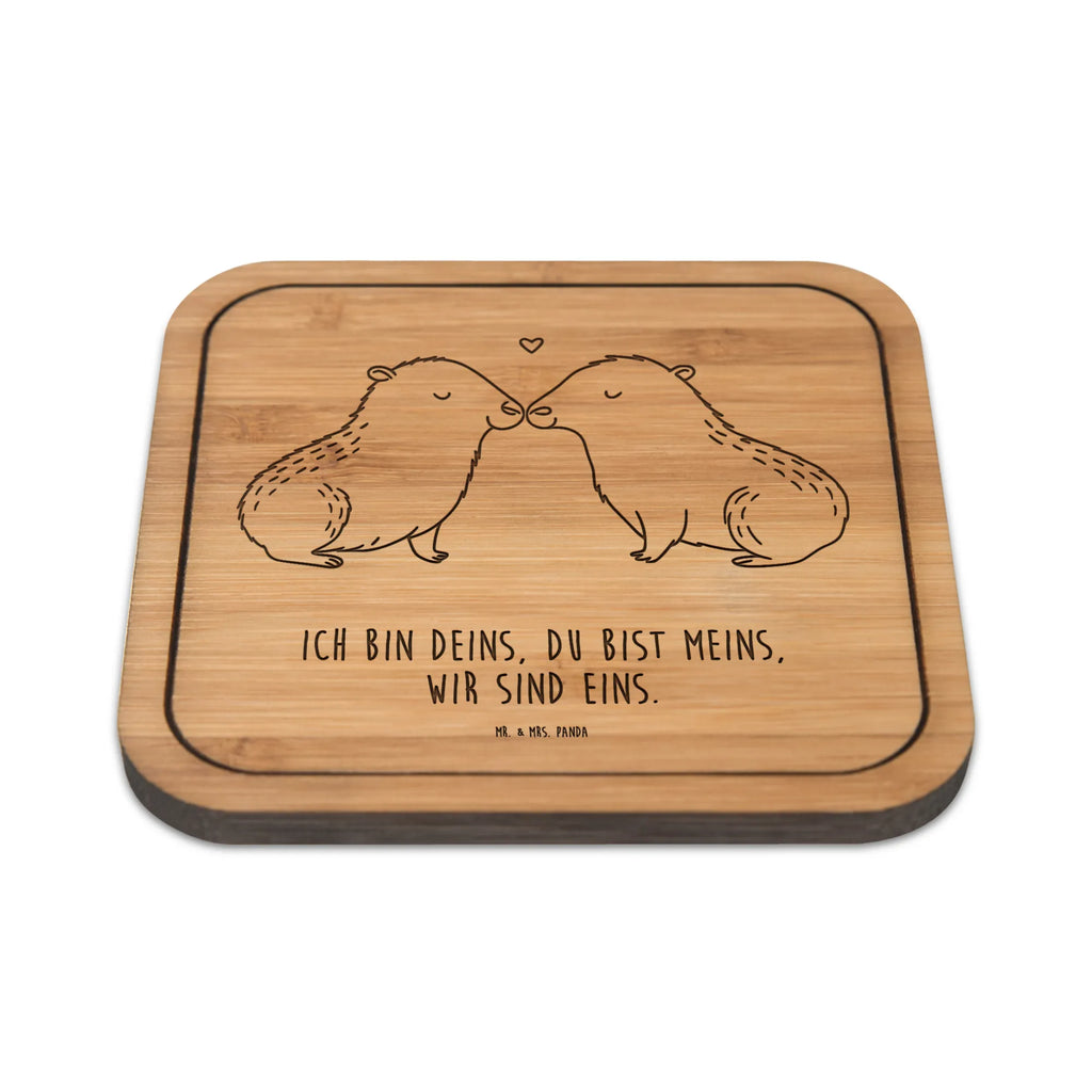 Square coaster Capybara love glasses, glass, square, presents, set, gift, glass coasters, giveaways, gifts, breakfast, coasters, party, wood, small animals, cute, funny, cute animal motives, hand drawn, small world, funny sayings, good mood, happy, gift ideas, special gifts, animal lover, card