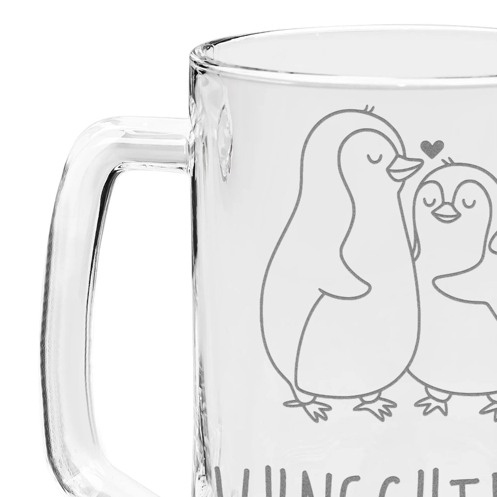 Personalized Engraved Beer Mug penguins Fall asleep Love, Loving, Two, Together, Marriage, Engagement, Proposal of marriage, Love gift, gift for her, gift for him, anniversary gift, Valentine&#39;s Day Gift for Women Love Gift Anniversary Wedding Anniversary Party Favor Gift for Girlfriend Gift for Partner Boyfriend Gift Token of Love for Men for Husband