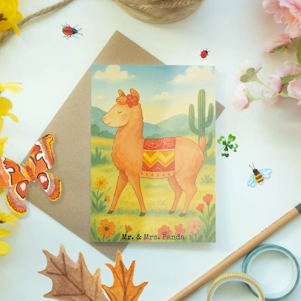 Grußkarte Alpaka Stolz Design Grußkarte, Klappkarte, Einladungskarte, Glückwunschkarte, Hochzeitskarte, Geburtstagskarte, Karte, Ansichtskarten, Alpaka, Lama