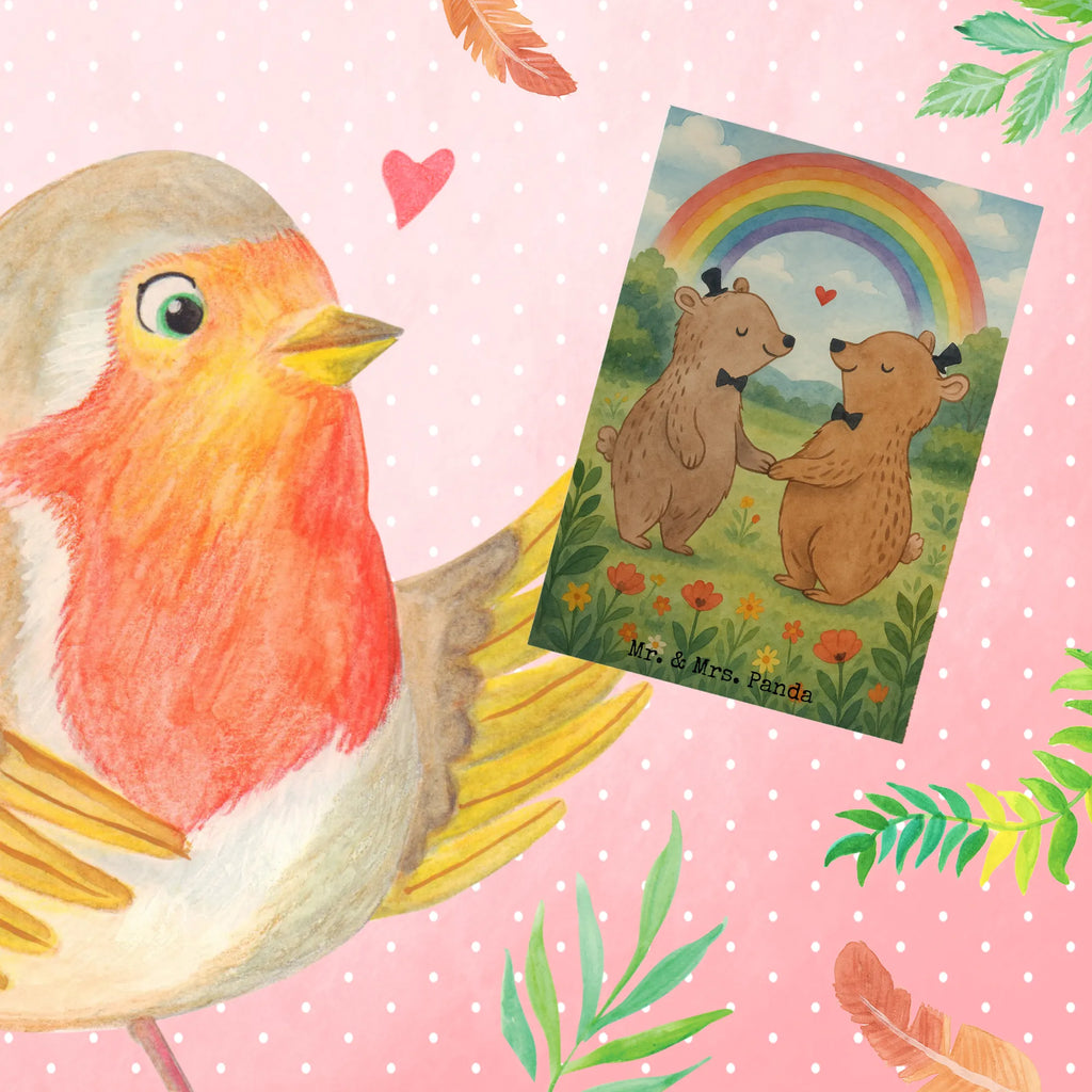 Grußkarte Bären Gay Pride Design Grußkarte, Klappkarte, Einladungskarte, Glückwunschkarte, Hochzeitskarte, Geburtstagskarte, Karte, Ansichtskarten, Hochzeit, Hochzeitsgeschenk, Ehe, Hochzeitsfeier, Trauung, Trauungsgeschenk, Verlobungsfeier, Verlobungsgeschenk, Hochzeitsgeschenkideen, Hochzeitsgeschenke für Brautpaar