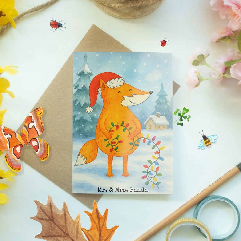 Grußkarte Fuchs Weihnachten Design Grußkarte, Klappkarte, Einladungskarte, Glückwunschkarte, Hochzeitskarte, Geburtstagskarte, Karte, Ansichtskarten, Winter, Weihnachten, Weihnachtsdeko, Nikolaus, Advent, Heiligabend, Wintermotiv, Fuchs, Füchse, Spruch schön, Geschenk Weihnachten, Weihnachtsmann, Weihnachtszeit