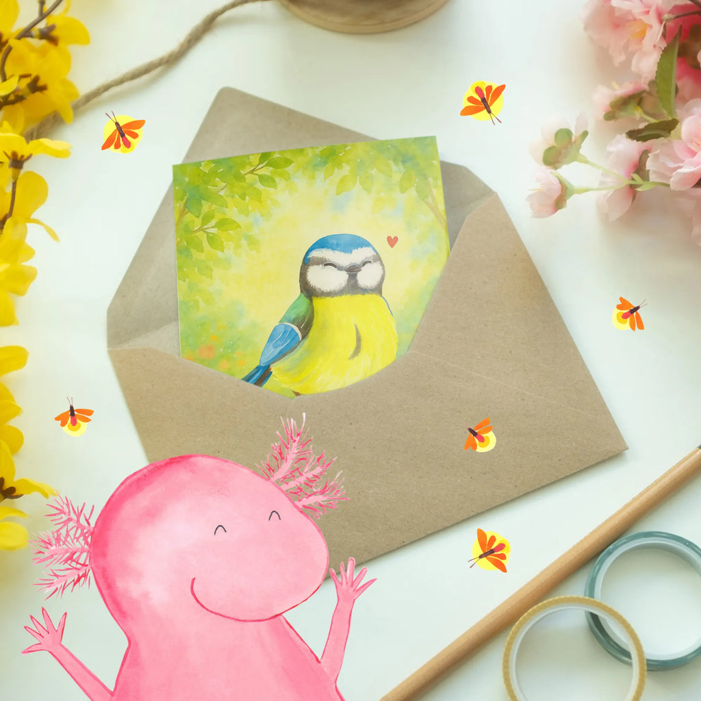 Grußkarte Vogel Blaumeise Design Grußkarte, Klappkarte, Einladungskarte, Glückwunschkarte, Hochzeitskarte, Geburtstagskarte, Karte, Ansichtskarten, Ostern, Osterhase, Ostergeschenke, Osternest, Osterdeko, Geschenke zu Ostern, Ostern Geschenk, Ostergeschenke Kinder, Ostern Kinder, Ostergrüße, Blaumeise, Vogel, liebe Grüße, Frühling, Frühlingsgefühle, Osterzeit