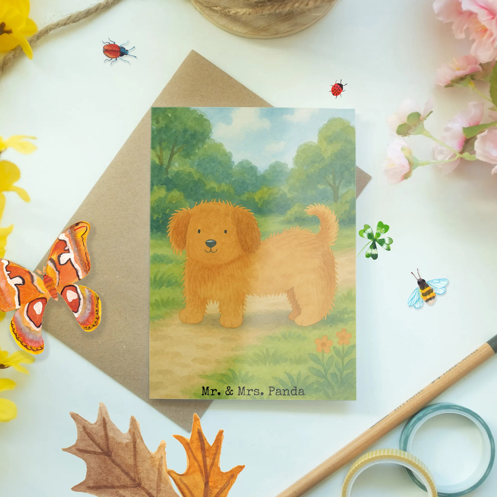 Grußkarte Hund Flauschig Design Grußkarte, Klappkarte, Einladungskarte, Glückwunschkarte, Hochzeitskarte, Geburtstagskarte, Karte, Ansichtskarten, Hund, Hundemotiv, Haustier, Hunderasse, Tierliebhaber, Hundebesitzer, Sprüche, Hunde, Frauchen, Hundemama, Hundeliebe