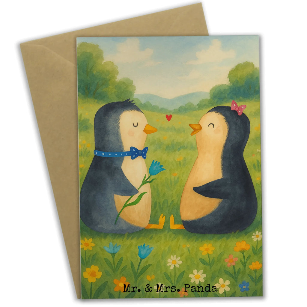 Grußkarte Pinguin Pärchen Design Grußkarte, Klappkarte, Einladungskarte, Glückwunschkarte, Hochzeitskarte, Geburtstagskarte, Karte, Ansichtskarten, Pinguin, Pinguine, Liebe, Liebespaar, Liebesbeweis, Liebesgeschenk, Verlobung, Jahrestag, Hochzeitstag, Hochzeit, Hochzeitsgeschenk, große Liebe, Traumpaar
