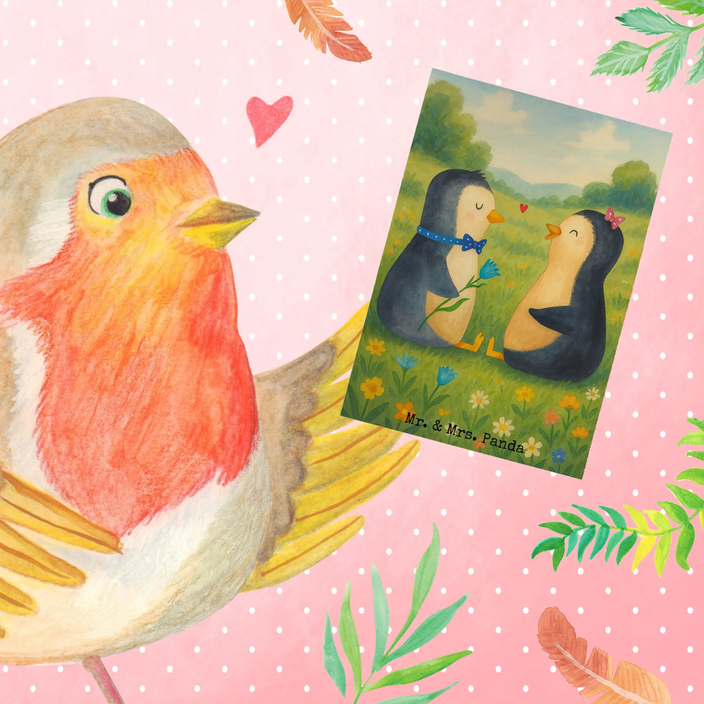 Grußkarte Pinguin Pärchen Design Grußkarte, Klappkarte, Einladungskarte, Glückwunschkarte, Hochzeitskarte, Geburtstagskarte, Karte, Ansichtskarten, Pinguin, Pinguine, Liebe, Liebespaar, Liebesbeweis, Liebesgeschenk, Verlobung, Jahrestag, Hochzeitstag, Hochzeit, Hochzeitsgeschenk, große Liebe, Traumpaar