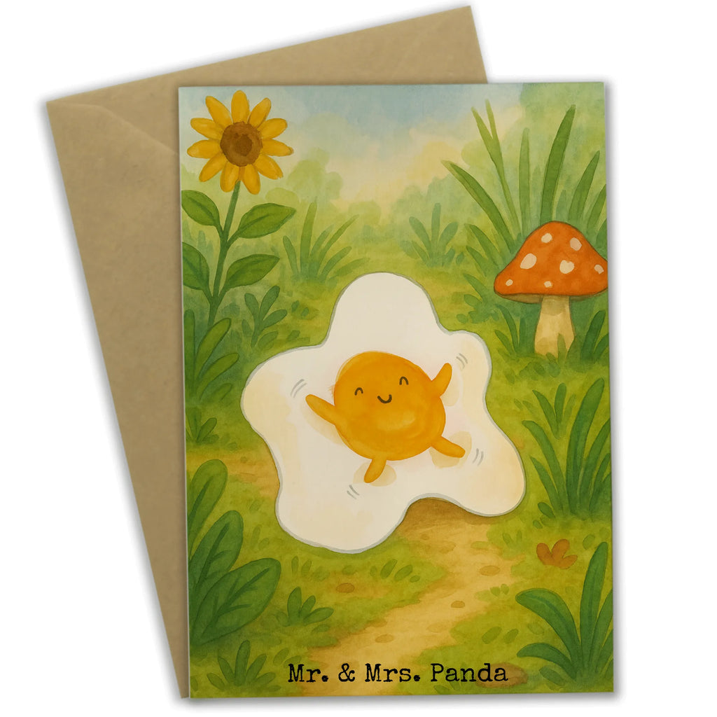 Grußkarte Spiegelei Ei Design Grußkarte, Klappkarte, Einladungskarte, Glückwunschkarte, Hochzeitskarte, Geburtstagskarte, Karte, Ansichtskarten, Tiermotive, Gute Laune, lustige Sprüche, Tiere, Ei, Spiegelei, Schön, Tag, Glücklich, Liebe