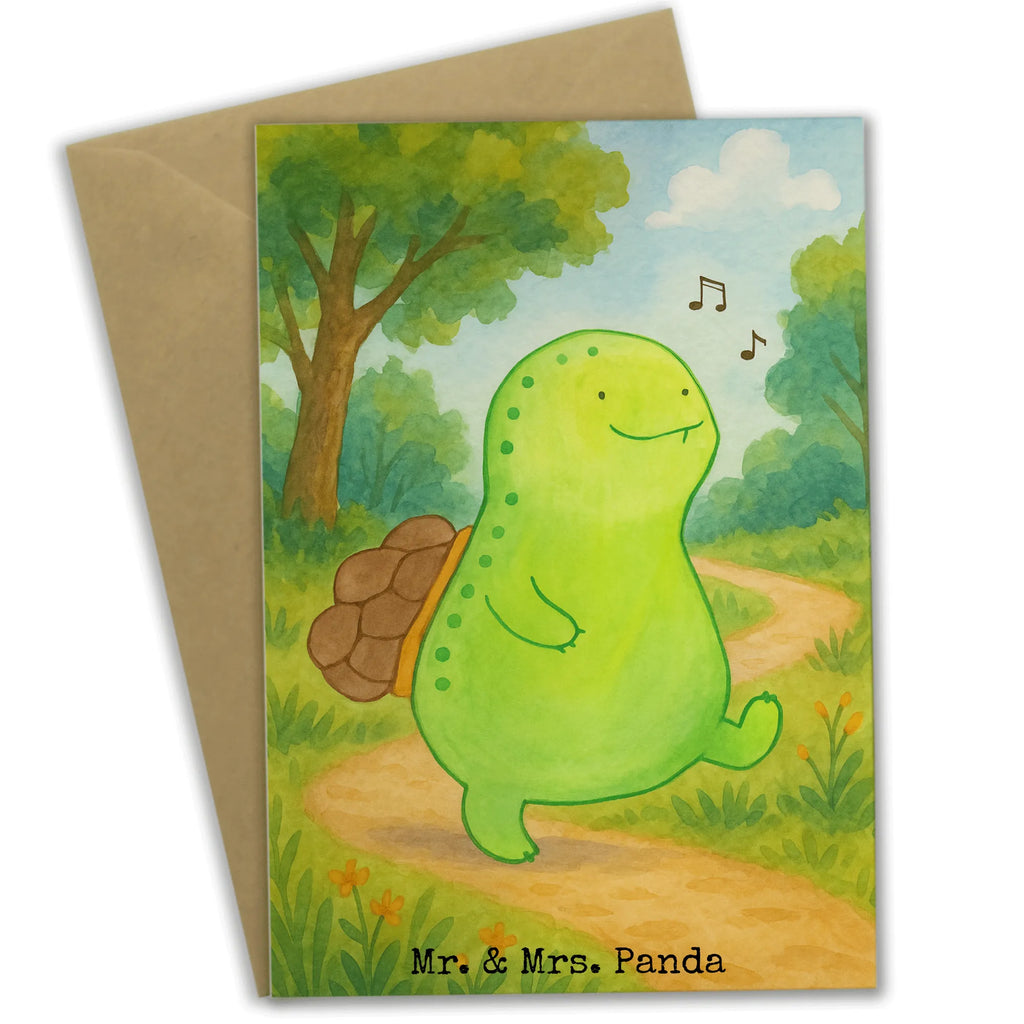 Grußkarte Schildkröte Pfeifen Design Grußkarte, Klappkarte, Einladungskarte, Glückwunschkarte, Hochzeitskarte, Geburtstagskarte, Karte, Ansichtskarten, Schildkröte, Schildi, Schildkröten, fröhlich, Glück, Motivation, Lebensfreude, Depression, Trennung, Neuanfang