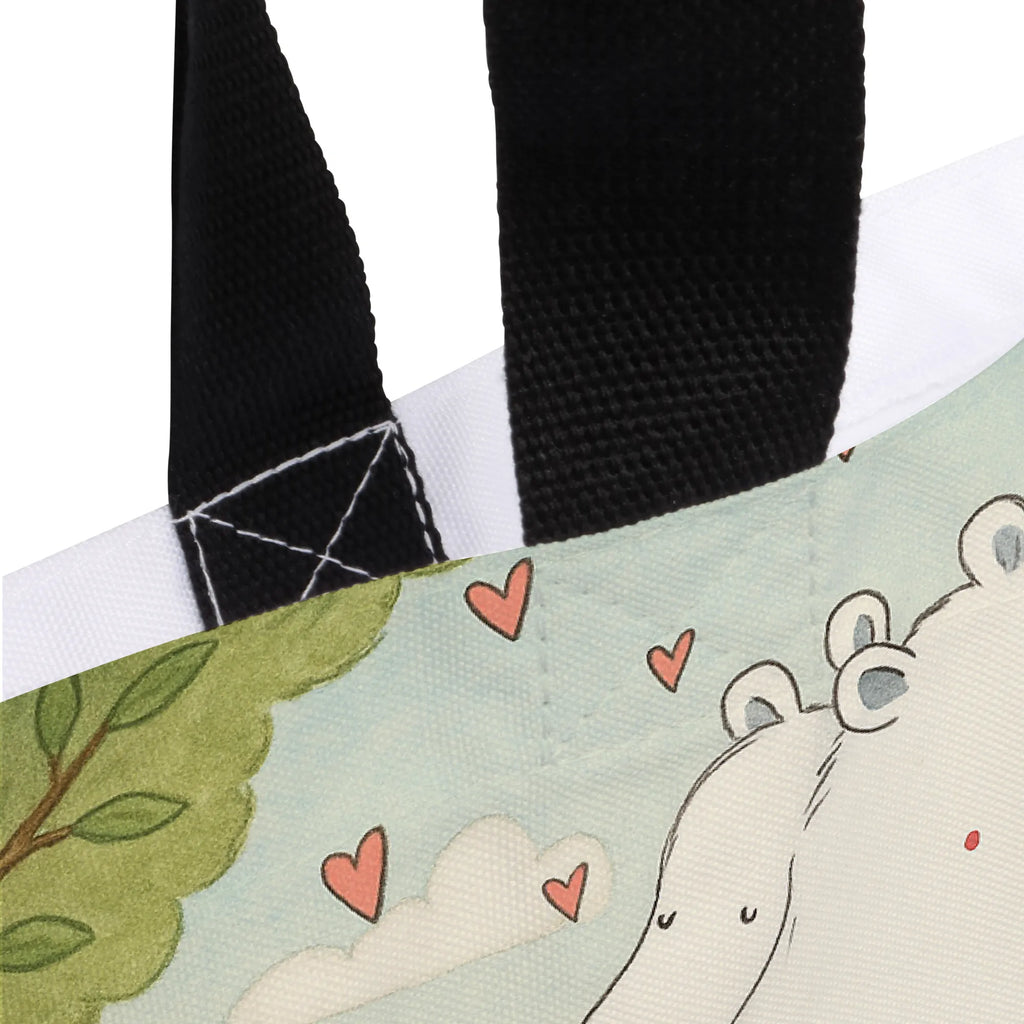 Shopper Eisbär Umarmen Design Beutel, Einkaufstasche, Tasche, Strandtasche, Einkaufsbeutel, Shopper, Schultasche, Freizeittasche, Tragebeutel, Schulbeutel, Alltagstasche, Tiermotive, Gute Laune, lustige Sprüche, Tiere