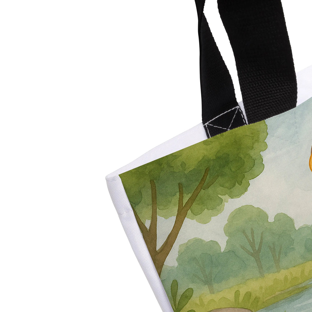 Shopper Otter Bauch Design Beutel, Einkaufstasche, Tasche, Strandtasche, Einkaufsbeutel, Shopper, Schultasche, Freizeittasche, Tragebeutel, Schulbeutel, Alltagstasche, Otter, Fischotter, Seeotter, Otter Seeotter See Otter