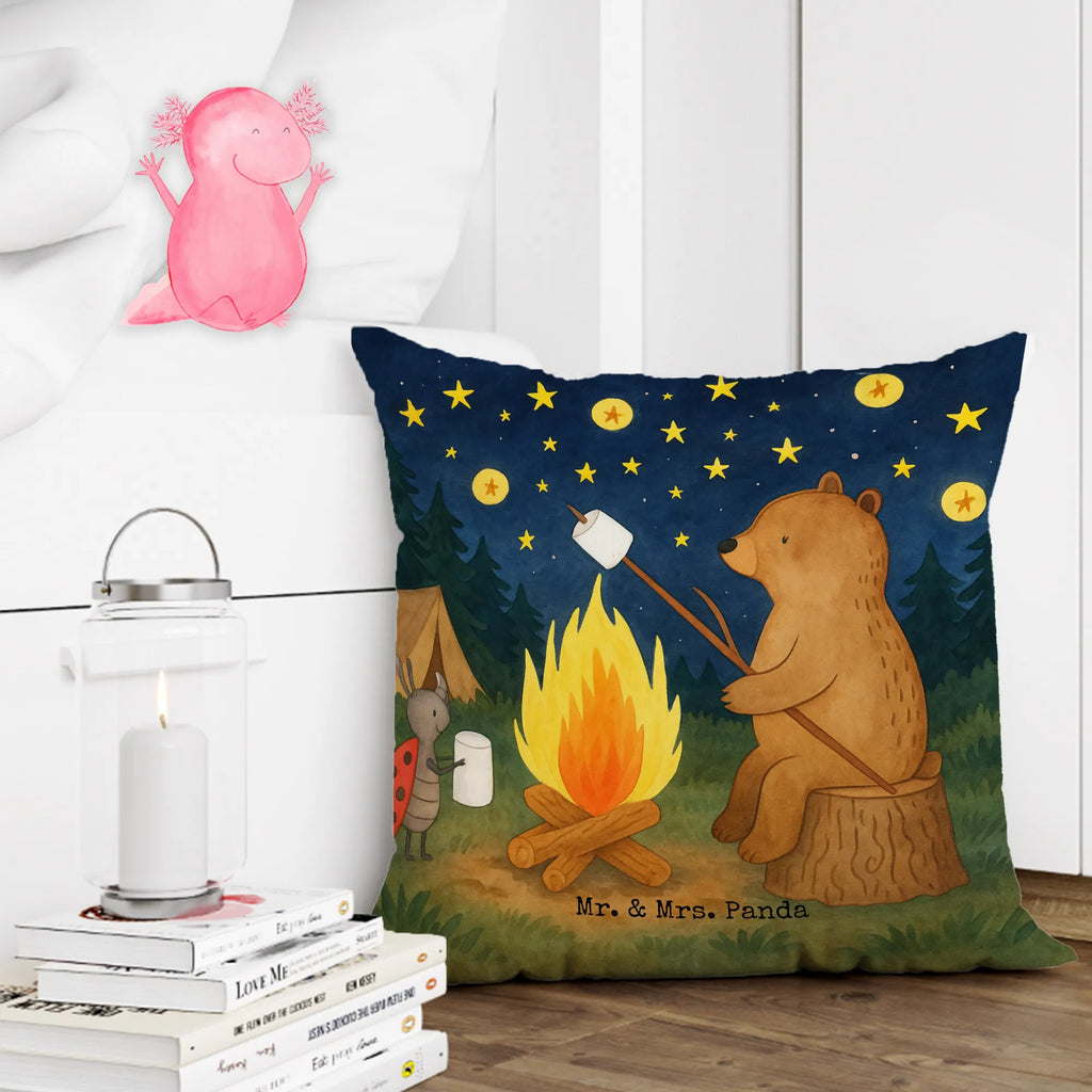 40x40 Kissen Bär & Marienkäfer Lagerfeuer Design Kissenhülle, Kopfkissen, Sofakissen, Dekokissen, Motivkissen, sofakissen, sitzkissen, Kissen, Kissenbezüge, Kissenbezug 40x40, Kissen 40x40, Kissenhülle 40x40, Zierkissen, Couchkissen, Dekokissen Sofa, Sofakissen 40x40, Dekokissen 40x40, Kopfkissen 40x40, Kissen 40x40 Waschbar, Bär, Teddy, Teddybär, Lagerfeuer