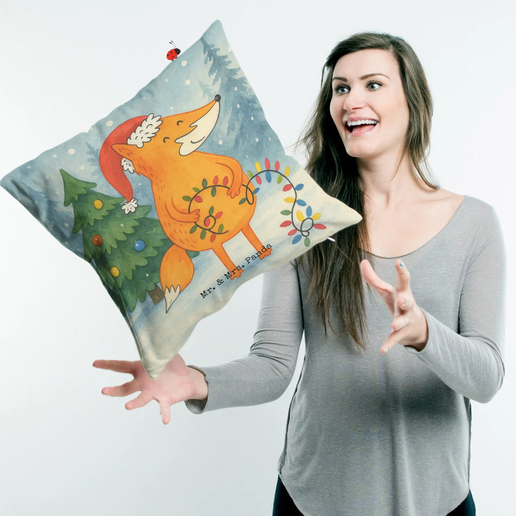 40x40 Kissen Fuchs Weihnachten Design Kissenhülle, Kopfkissen, Sofakissen, Dekokissen, Motivkissen, sofakissen, sitzkissen, Kissen, Kissenbezüge, Kissenbezug 40x40, Kissen 40x40, Kissenhülle 40x40, Zierkissen, Couchkissen, Dekokissen Sofa, Sofakissen 40x40, Dekokissen 40x40, Kopfkissen 40x40, Kissen 40x40 Waschbar, Winter, Weihnachten, Weihnachtsdeko, Nikolaus, Advent, Heiligabend, Wintermotiv, Fuchs, Füchse, Spruch schön, Geschenk Weihnachten, Weihnachtsmann, Weihnachtszeit
