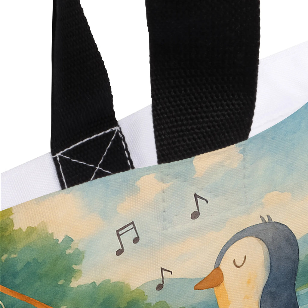 Shopper Pinguin Angelboot Design Beutel, Einkaufstasche, Tasche, Strandtasche, Einkaufsbeutel, Shopper, Schultasche, Freizeittasche, Tragebeutel, Schulbeutel, Alltagstasche, Pinguin, Pinguine, Angeln, Boot, Angelboot, Lebenslust, Leben, genießen, Motivation, Neustart, Neuanfang, Trennung, Scheidung, Geschenkidee Liebeskummer