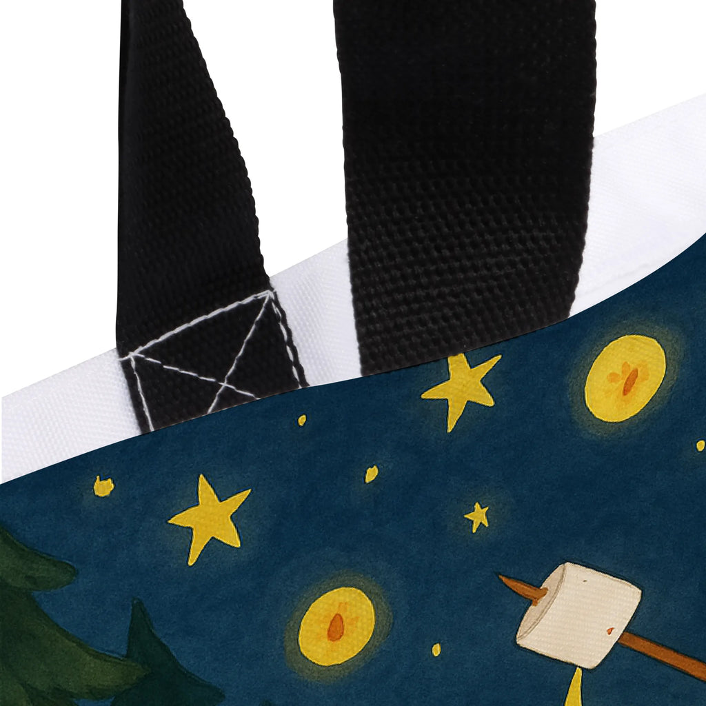 Shopper Bär & Marienkäfer Lagerfeuer Design Beutel, Einkaufstasche, Tasche, Strandtasche, Einkaufsbeutel, Shopper, Schultasche, Freizeittasche, Tragebeutel, Schulbeutel, Alltagstasche, Bär, Teddy, Teddybär, Lagerfeuer