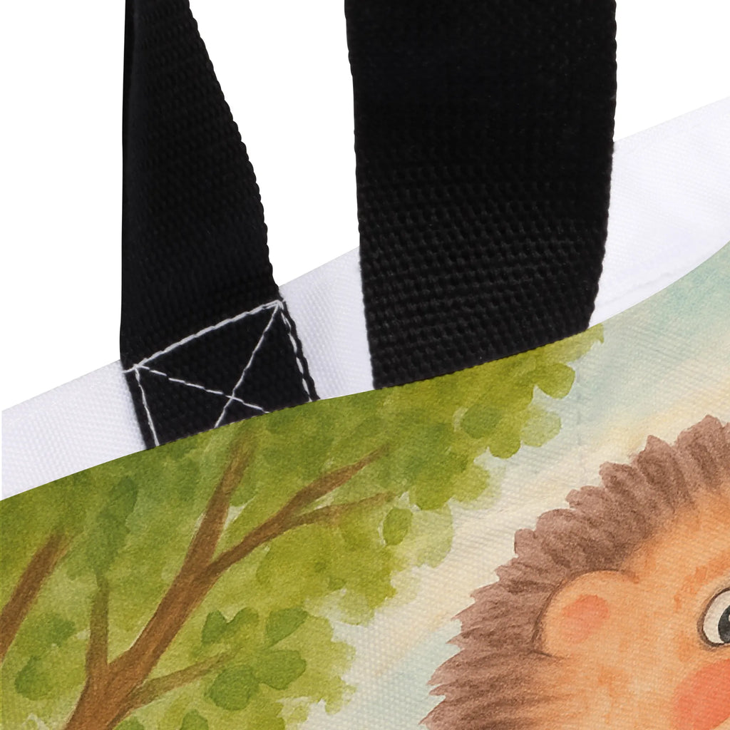 Shopper Igel Kuchenstück Design Beutel, Einkaufstasche, Tasche, Strandtasche, Einkaufsbeutel, Shopper, Schultasche, Freizeittasche, Tragebeutel, Schulbeutel, Alltagstasche, Tiermotive, Gute Laune, lustige Sprüche, Tiere, Igel, Essen Spruch, Kuchen, Backen Geschenk, Kuchen backen, Einladung Party, Geburtstagskuchen, Torte