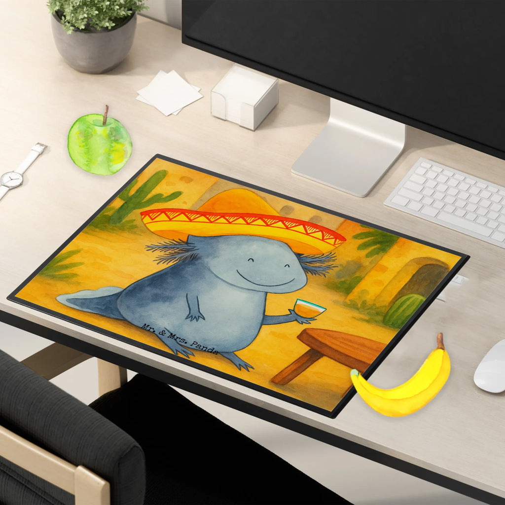 Schreibtischunterlage Axolotl Tequila Design Schreibunterlage, Schreibtischauflage, Bürobedarf, Büroartikel, Schreibwaren, Schreibtisch Unterlagen, Schreibtischunterlage Groß, Axolotl, Molch, Mexico, Mexiko, Sombrero, Zitrone, Tequila, Motivation, Spruch, Schwanzlurch, Lurch, Lurche, Axolot, Feuerdrache, Feuersalamander