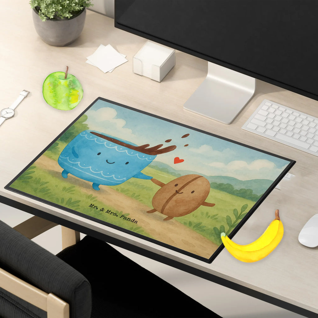 Schreibtischunterlage Kaffee Bohne Design Schreibunterlage, Schreibtischauflage, Bürobedarf, Büroartikel, Schreibwaren, Schreibtisch Unterlagen, Schreibtischunterlage Groß, Tiermotive, Gute Laune, lustige Sprüche, Tiere, Kaffee, Kaffeebohne, Genuss, Zufriedenheit, Glück