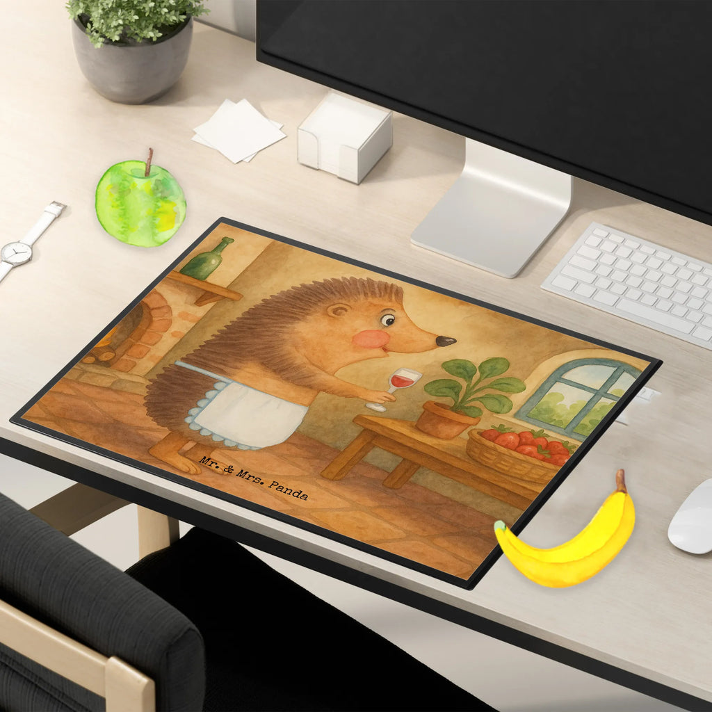 Schreibtischunterlage Igel Wein Design Schreibunterlage, Schreibtischauflage, Bürobedarf, Büroartikel, Schreibwaren, Schreibtisch Unterlagen, Schreibtischunterlage Groß, Tiermotive, Gute Laune, lustige Sprüche, Tiere, Wein Spruch, Igel, Geschenk Weintrinker, Geschenk Weinliebhaber, Wein Deko, Weinglas, Rotwein, Weißwein, Wein trinken