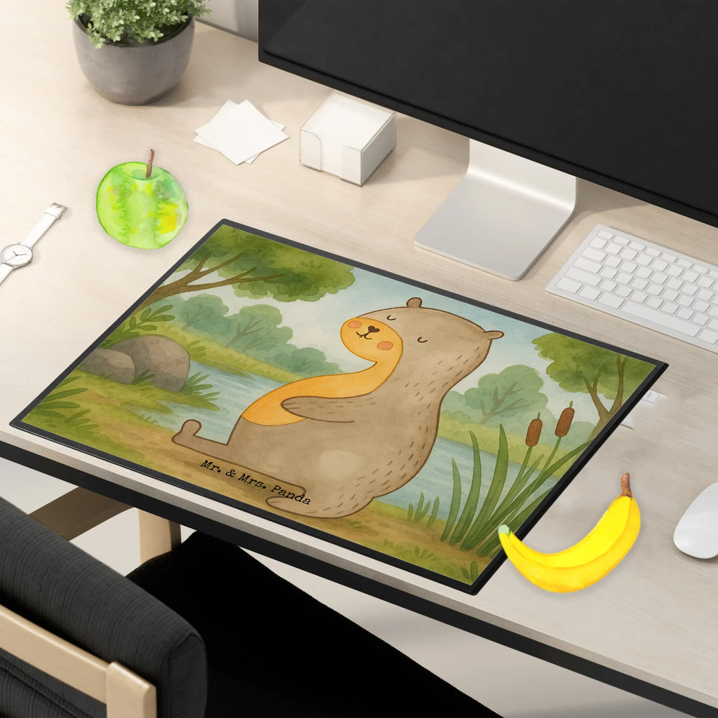 Schreibtischunterlage Otter Bauch Design Schreibunterlage, Schreibtischauflage, Bürobedarf, Büroartikel, Schreibwaren, Schreibtisch Unterlagen, Schreibtischunterlage Groß, Otter, Fischotter, Seeotter, Otter Seeotter See Otter
