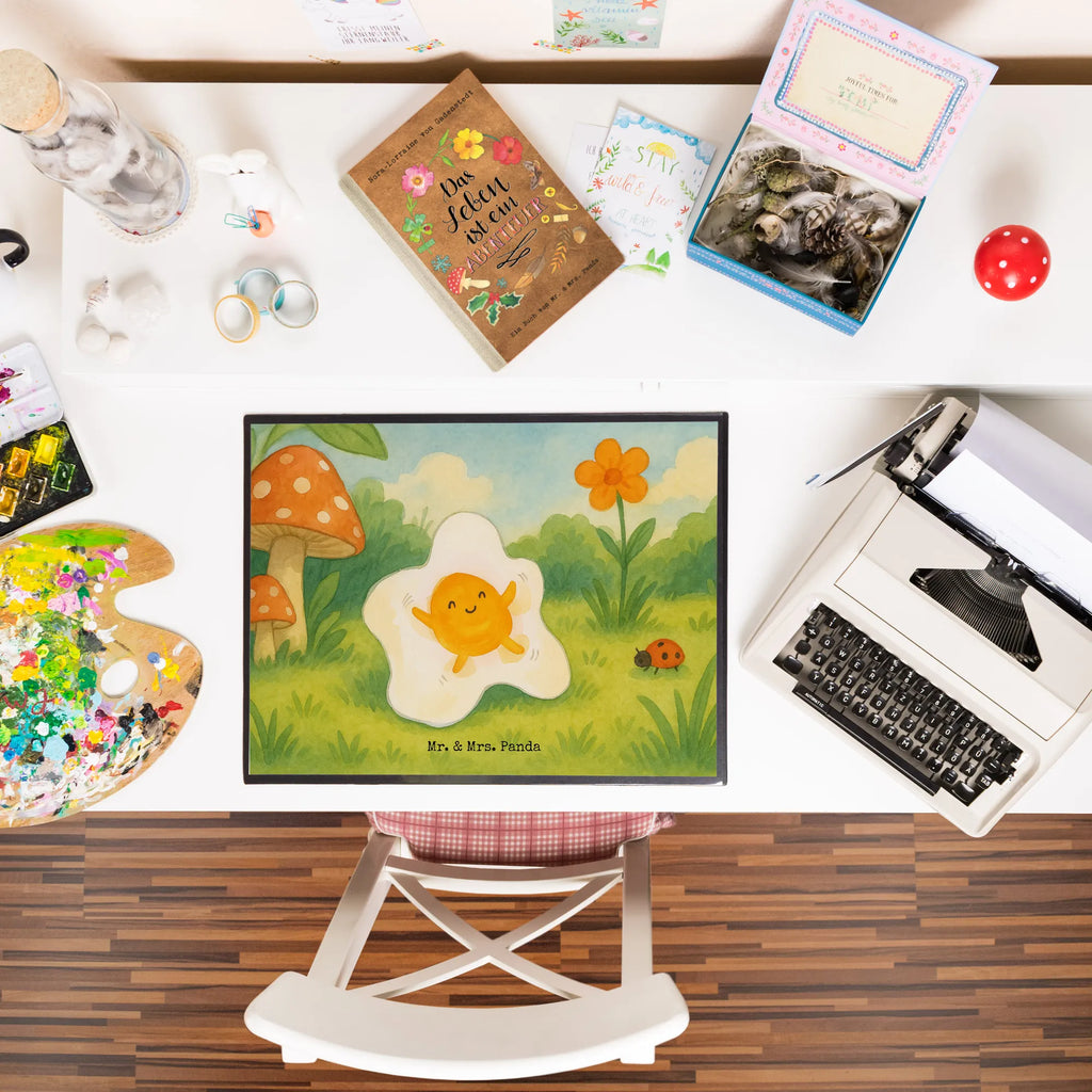 Schreibtischunterlage Spiegelei Ei Design Schreibunterlage, Schreibtischauflage, Bürobedarf, Büroartikel, Schreibwaren, Schreibtisch Unterlagen, Schreibtischunterlage Groß, Tiermotive, Gute Laune, lustige Sprüche, Tiere, Ei, Spiegelei, Schön, Tag, Glücklich, Liebe