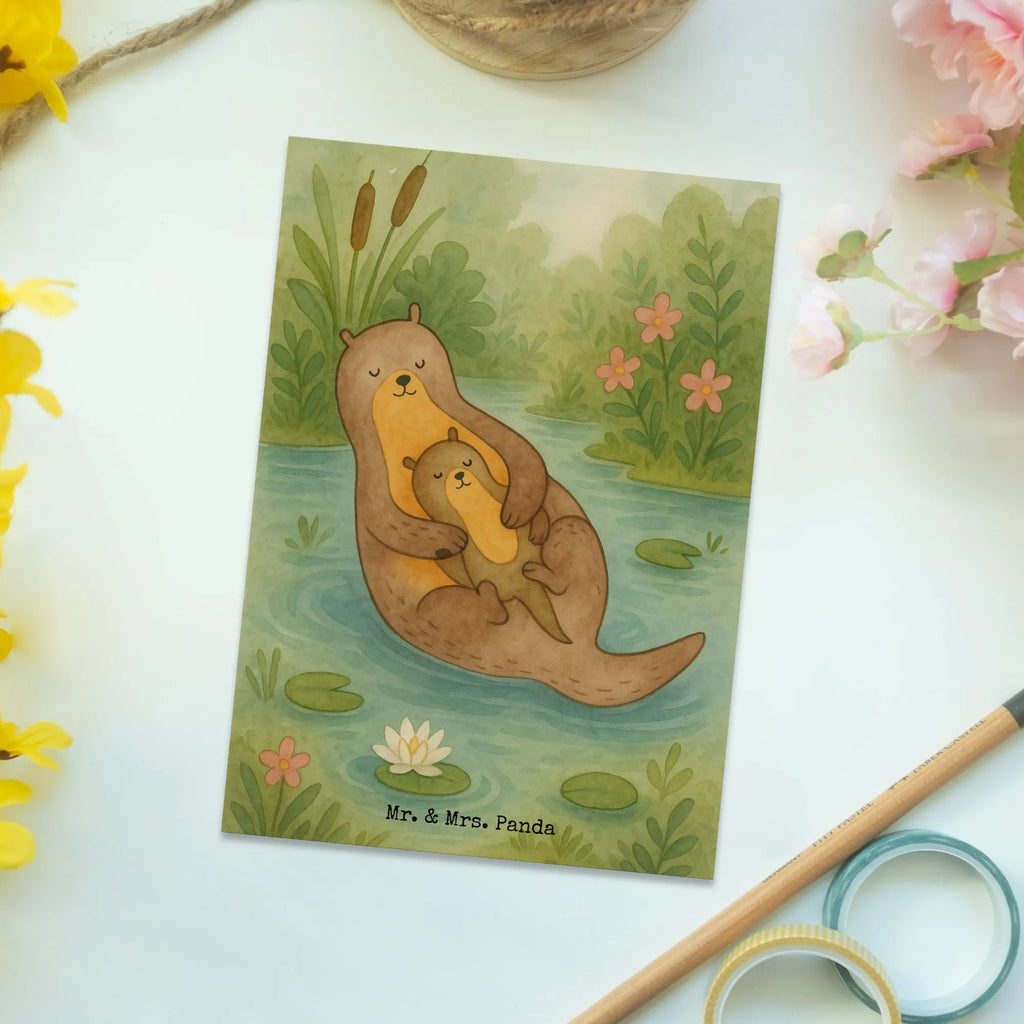 Postkarte Otter Kind Design Postkarte, Karte, Geschenkkarte, Grußkarte, Einladung, Ansichtskarte, Geburtstagskarte, Einladungskarte, Dankeskarte, Ansichtskarten, Einladung Geburtstag, Einladungskarten Geburtstag, Otter, Fischotter, Seeotter, Otter Seeotter See Otter