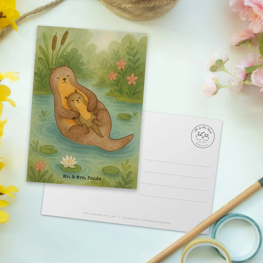 Postkarte Otter Kind Design Postkarte, Karte, Geschenkkarte, Grußkarte, Einladung, Ansichtskarte, Geburtstagskarte, Einladungskarte, Dankeskarte, Ansichtskarten, Einladung Geburtstag, Einladungskarten Geburtstag, Otter, Fischotter, Seeotter, Otter Seeotter See Otter