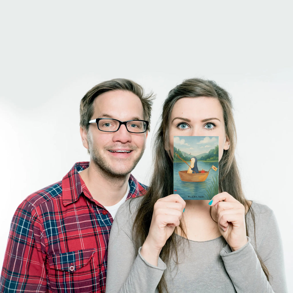 Pocztówka pingwin łódka wędkarska Design bildkarte, Ansichtskarte, Postkarte, Designkarte, Fotokarte, Ansichtskarten, spruchkarte, Kunstkarten, kunstkarte, Grußkarte, einzelkarte, Motivkarte, Postkarten, Pinguin, Trennung, Boot, Scheidung, Genießen, Angelboot, Pinguine, Leben, Neuanfang, Geschenkidee Liebeskummer, Angeln, Lebenslust, Motivation, Neustart