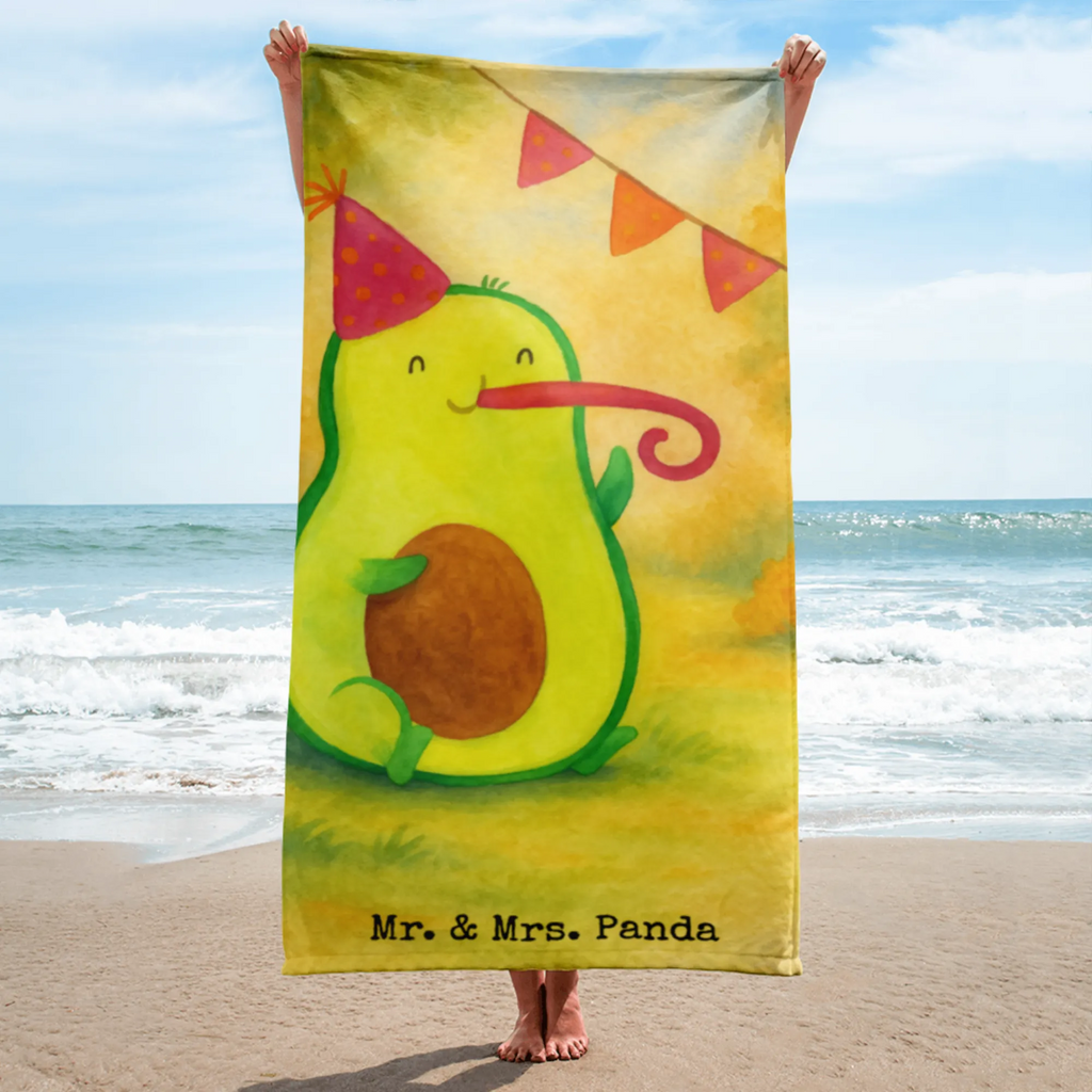 Duschhandtuch Avocado Geburtstag Design