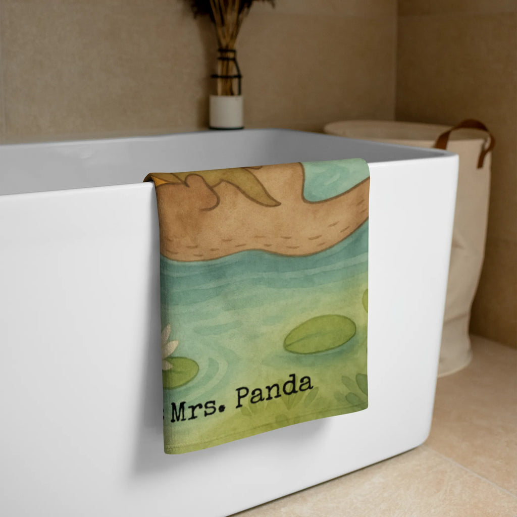 XL Badehandtuch Otter Kind Design Handtuch, Badetuch, Duschtuch, Strandtuch, Saunatuch, Otter, Fischotter, Seeotter, Otter Seeotter See Otter