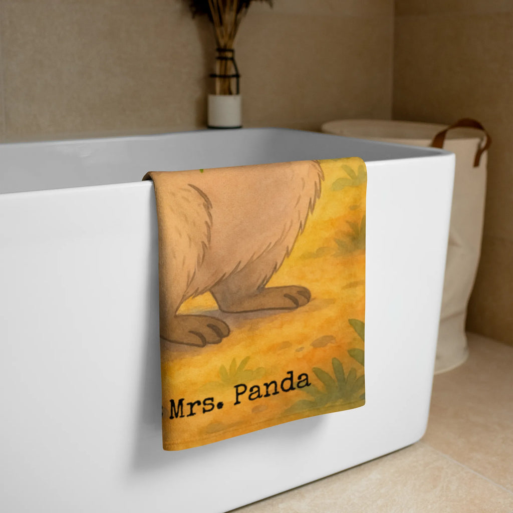 XL Badehandtuch Quokka Happy Design Handtuch, Badetuch, Duschtuch, Strandtuch, Saunatuch, Tiermotive, Gute Laune, lustige Sprüche, Tiere, Quokka, Verschieben, Aufschieberitis, Lustiger Spruch, Niedliches Tier, Dinge erledigen