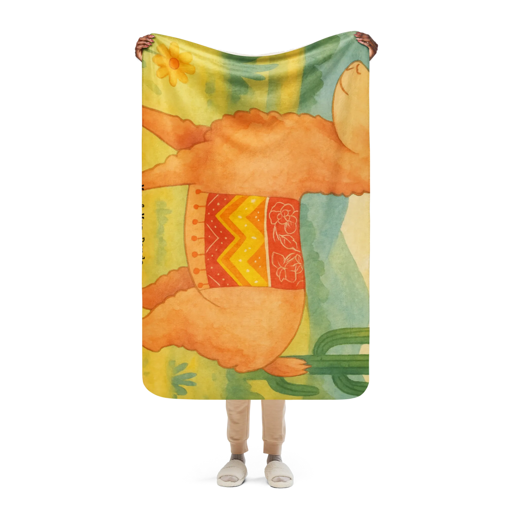 Sherpa Kuscheldecke Alpaka Stolz Design Alpaka, Lama
