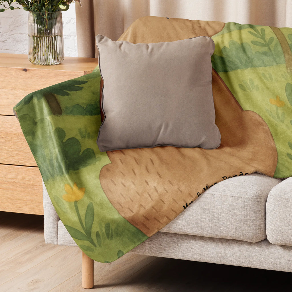 Sherpa Kuscheldecke Bär Schulterblick Design Bär, Teddy, Teddybär, Bärenliebe, Weisheit, Motivation, Bären, Weltansicht, Selbstachtung