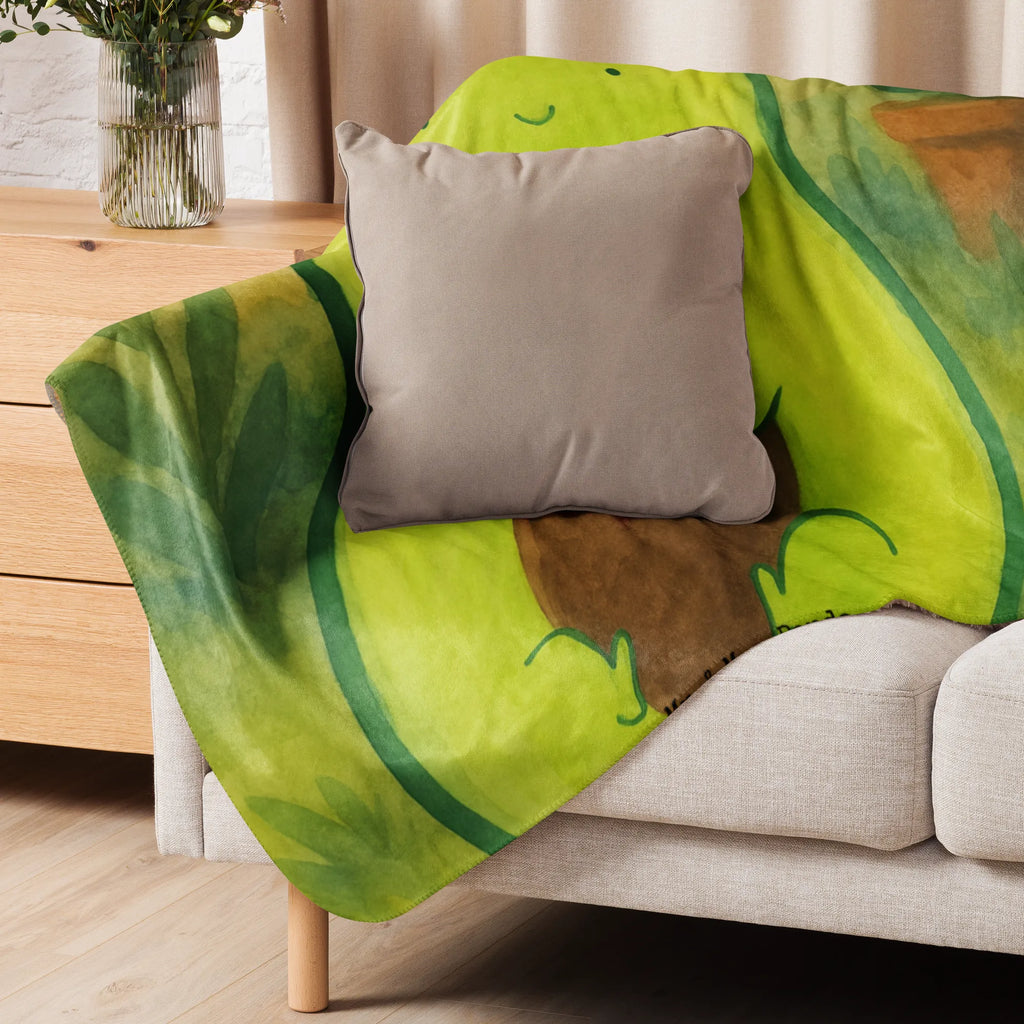 Sherpa Kuscheldecke Avocado Kern Design Avocado, Veggie, Vegan, Gesund, Kern, Pflanze, Avokado, Spruch Leben, Avocadokern