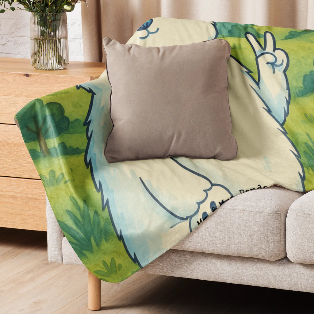 Sherpa Kuscheldecke Eisbär Faul Design Bär, Teddy, Teddybär, Homeoffice, Bürojob, Nordpol, Büro, Arbeit, Entspannen, Faul, Relaxen, Eisbär, Arbeitsplatz