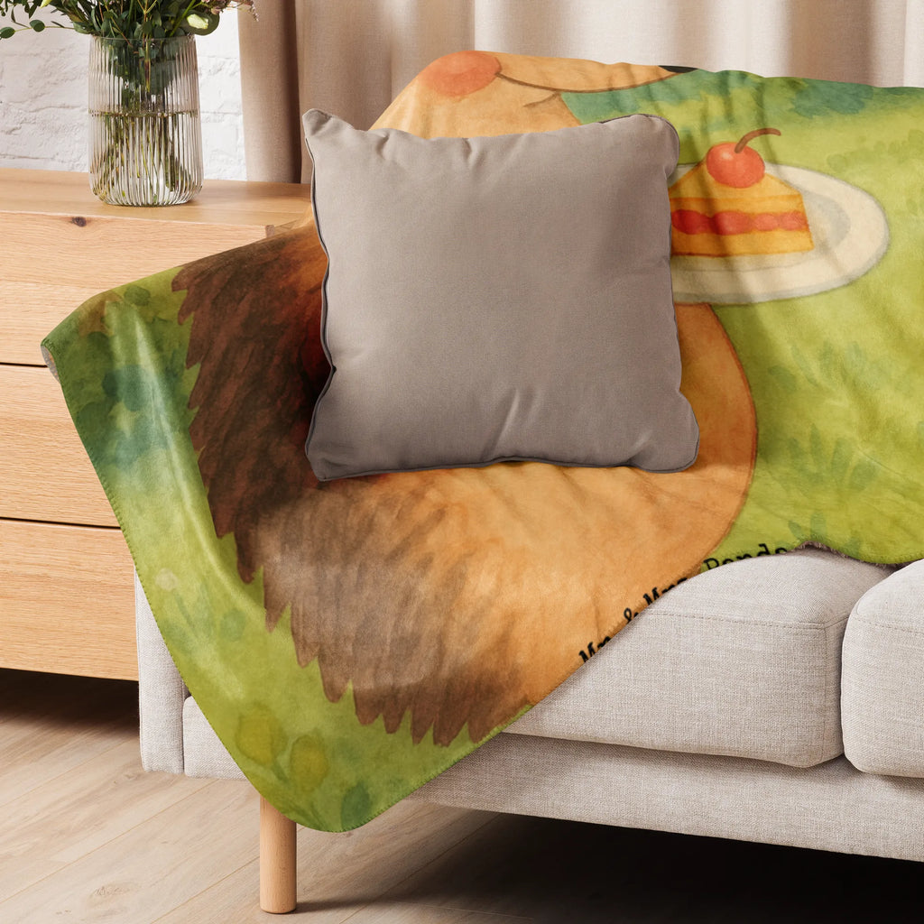 Sherpa Kuscheldecke Igel Kuchenstück Design Tiermotive, Gute Laune, lustige Sprüche, Tiere, Essen Spruch, Torte, Igel, Einladung Party, Kuchen backen, Backen Geschenk, Geburtstagskuchen, Kuchen