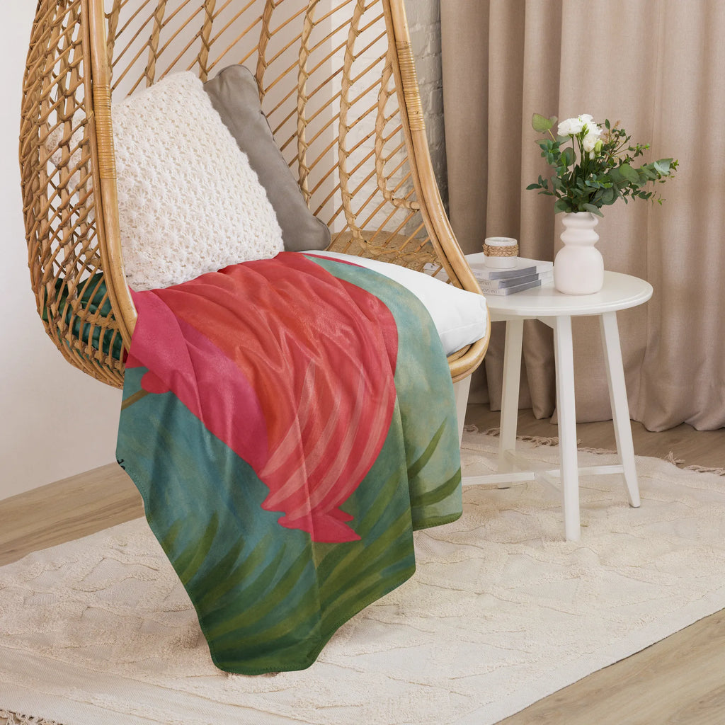 Sherpa Kuscheldecke Flamingo Stolz Design Flamingo, Mama, stolz, Freude, Schwester, Tochter, beste Freundin, Selbstakzeptanz, Selbstliebe, Freundin