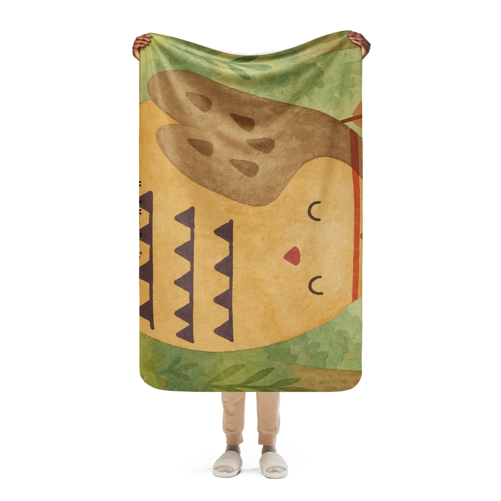 Sherpa Kuscheldecke Eule Federschmuck Design Eule, Eule Deko, Federschmuck, Dekoration, Das Leben ist ein Abenteuer, Reisespruch, Owl